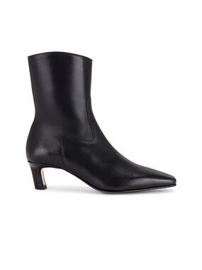 Alohas Sleek Black Nash Ankle Boots Size 38 EU